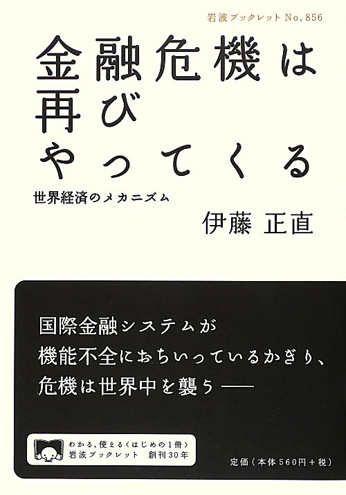 金融危機は再びやってくる　世界経済のメカニズム　　（岩波ブックレット　ＮＯ．　８５６）