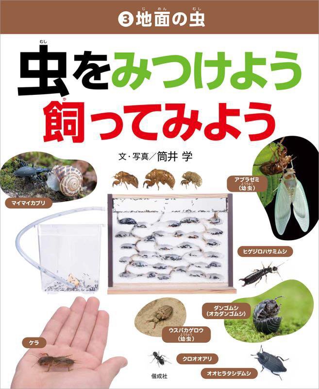 虫をみつけよう飼ってみよう　３　地面の虫