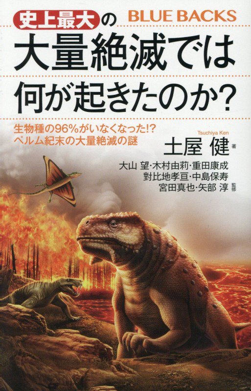 史上最大の大量絶滅では何が起きたのか？　生物種の９６％がいなくなった！？ペルム紀末の大量絶滅の謎　　（ブルーバックス）