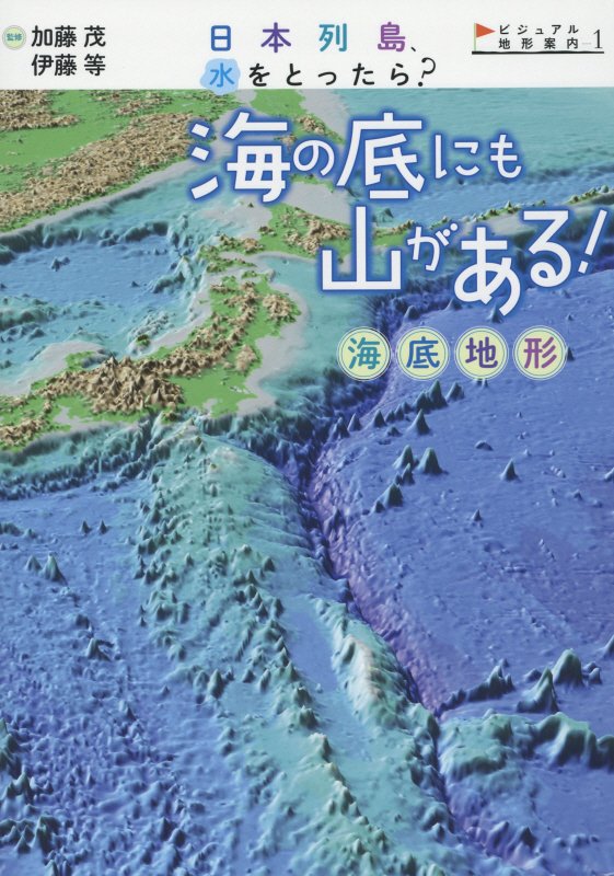 日本列島、水をとったら？　ビジュアル地形案内　１　海の底にも山がある！