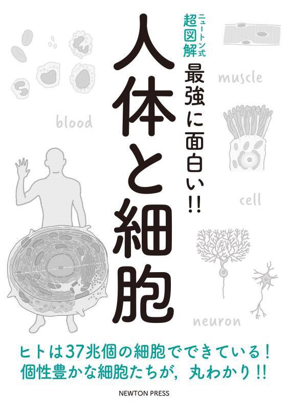 人体と細胞　ヒトは３７兆個の細胞でできている！個性豊かな細胞たちが，丸わかり！！　　（ニュートン式超図解最強に面白い！！