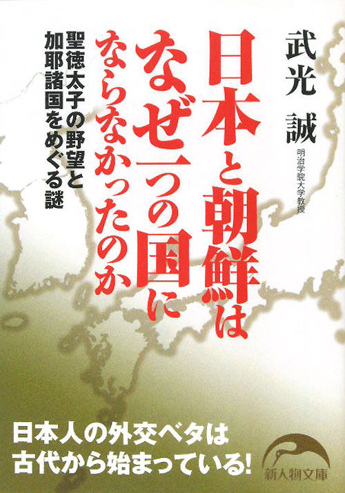 日本と朝鮮はなぜ一つの国にならなかったのか　聖徳太子の野望と加耶諸国をめぐる謎　　（新人物文庫　た　５－１）