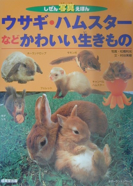ウサギ・ハムスターなどかわいい生きもの　　（しぜん写真えほん）
