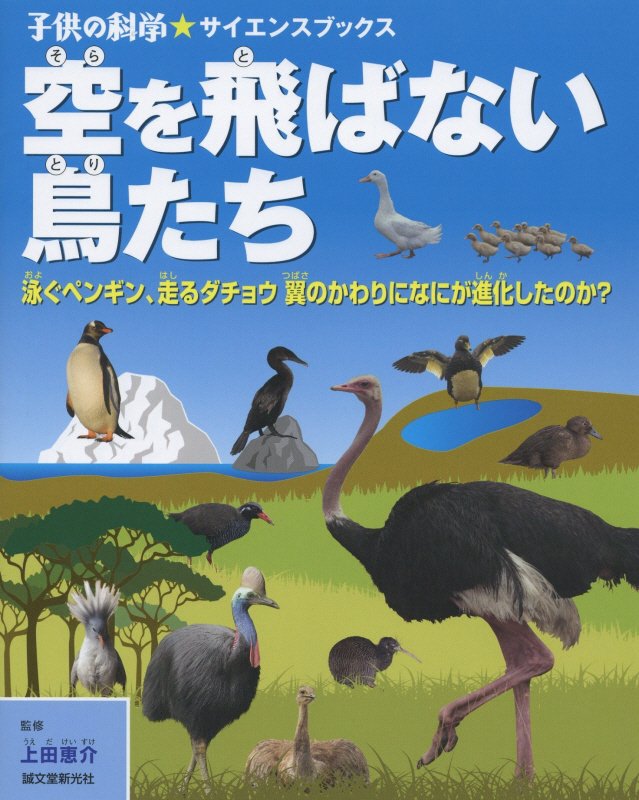 空を飛ばない鳥たち　泳ぐペンギン、走るダチョウ翼のかわりになにが進化したのか？　　（子供の科学★サイエンスブックス）