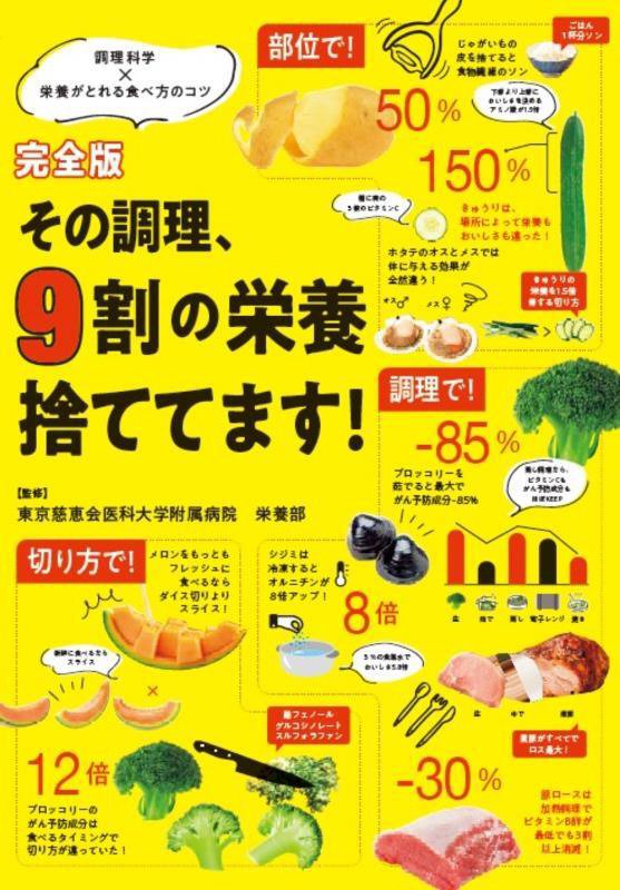 その調理、９割の栄養捨ててます！　調理科学×栄養がとれる食べ方のコツ　　完全版