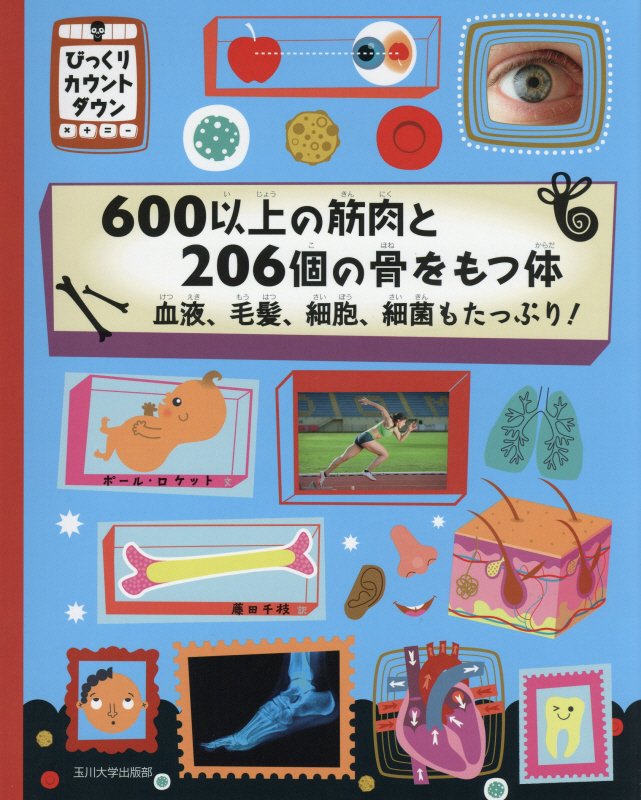 ６００以上の筋肉と２０６個の骨をもつ体　血液、毛髪、細胞、細菌もたっぷり！　　（びっくりカウントダウン）