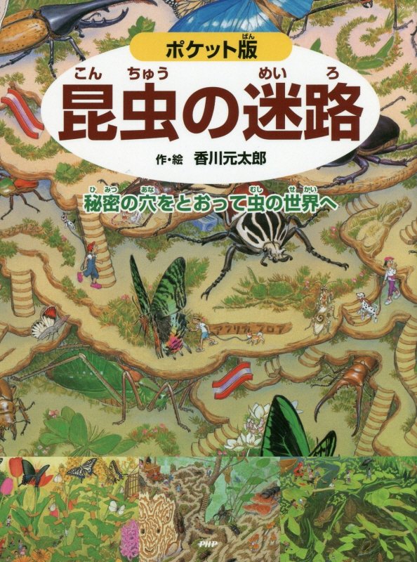 昆虫の迷路　秘密の穴をとおって虫の世界へ　　ポケット版