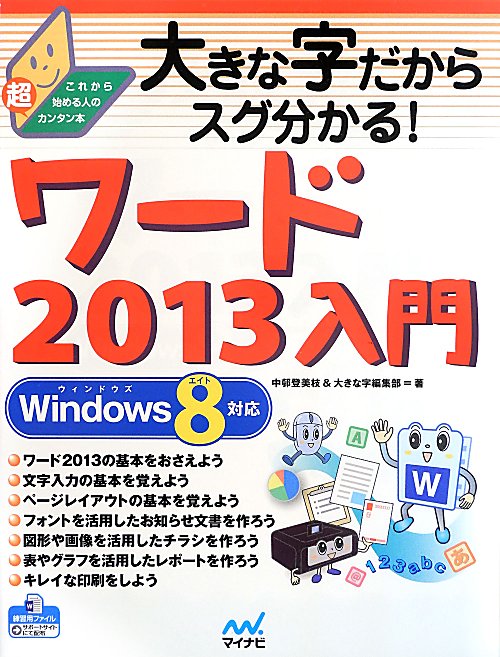 大きな字だからスグ分かる！ワード２０１３入門　　（これから始める人の超カンタン本）