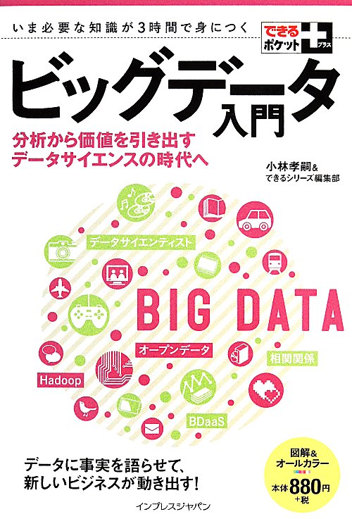 ビッグデータ入門　分析から価値を引き出すデータサイエンスの時代へ　　（できるポケット＋）