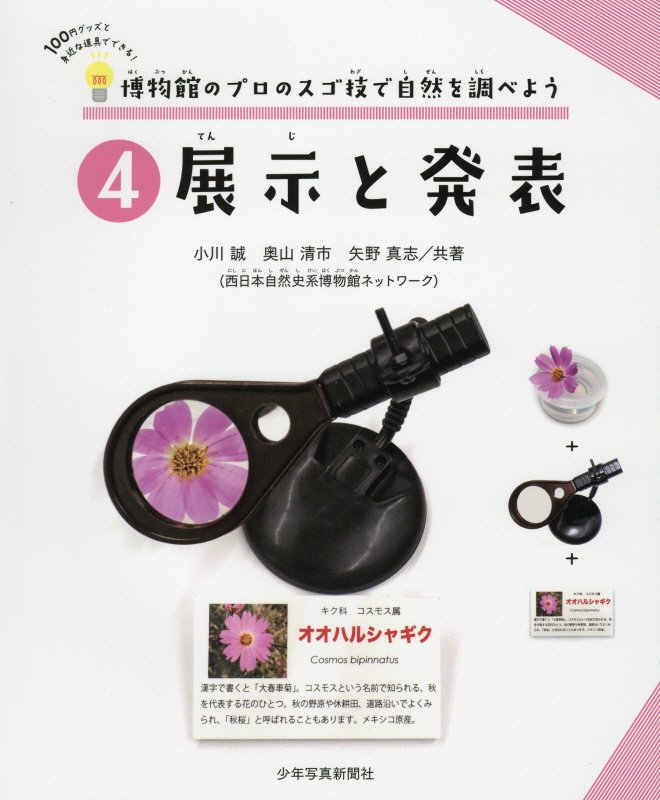 博物館のプロのスゴ技で自然を調べよう　１００円グッズと身近な道具でできる！　４　展示と発表